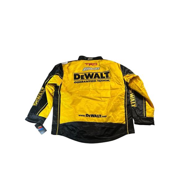 Christopher Bell #20 Men’s Medium Nascar Cup Series DeWalt Pit Button-Up Jacket - Picture 6 of 7